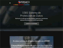 Tablet Screenshot of fersaco.com